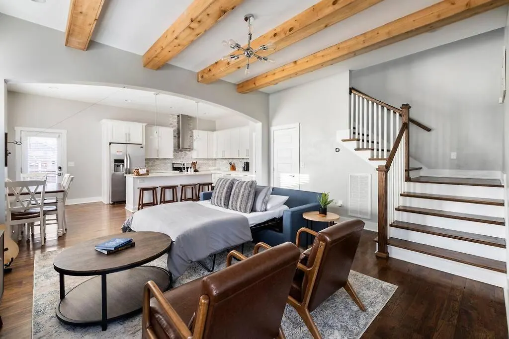 Villa Hot Tub, Fire Pit, King Bd & Ig Opps - 5 Min To Dt Nashville USA
